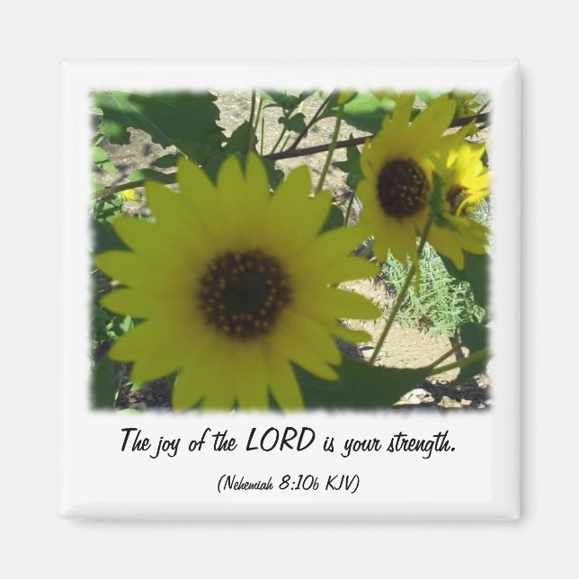 Nehemiah 8:10 magnet (Front)