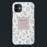 Nehemiah 8:10 Scripture iPhone 11 Case<br><div class="desc">A modern black and white design with the bible verse Nehemiah 8:10. "Do not grieve,  for the joy of the Lord is your strength".</div>