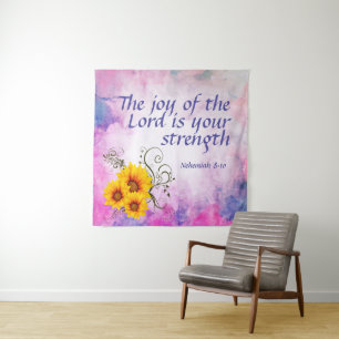 Nehemiah 8:10 tapestry