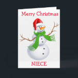 **NEICE** MERRY CHRISTMAS FROM SANTA HOLIDAY CARD<br><div class="desc">WHAT A SPECIAL CARD FOR YOUR **NEICE'S** CHRISTMAS"!!!! THANKS FOR STOPPING BY 1 OF MY 8 STORES AND "MERRY" CHRISTMAS TO YOU!</div>