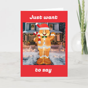 ***NEIGHBOR*** AT CHRISTMAS HOLIDAY CARD