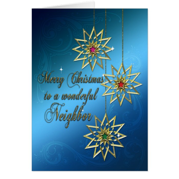 Neighbor Christmas card Zazzle