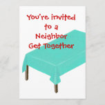Neighbor Get Together Invitations, customize Invitation