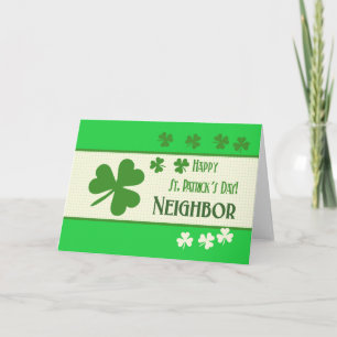 Neighbor Happy St. Patrick's Day Card