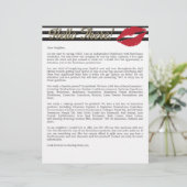 Neighbor Letter - SeneGence/LipSense - Stripes/Lip (Standing Front)