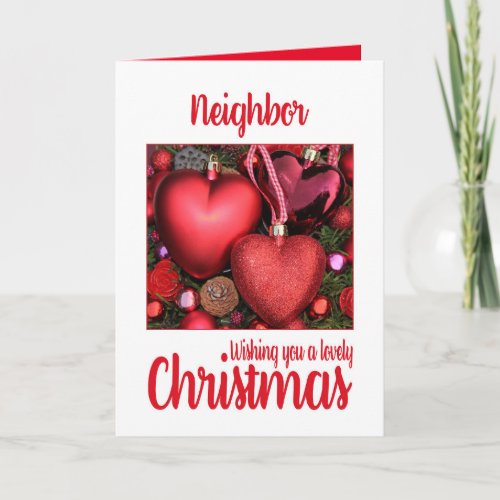 Neighbor Lovely Christmas card