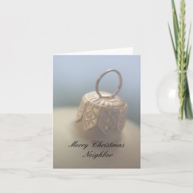 Neighbor Merry Christmas card (Front)