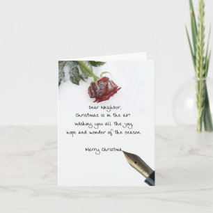 Neighbor Merry Christmas card