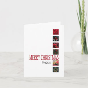 Neighbor Merry Christmas card