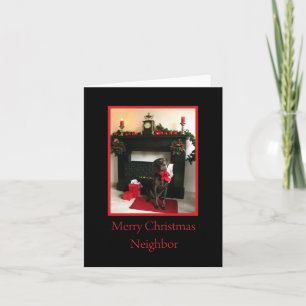 Neighbor Merry Christmas card