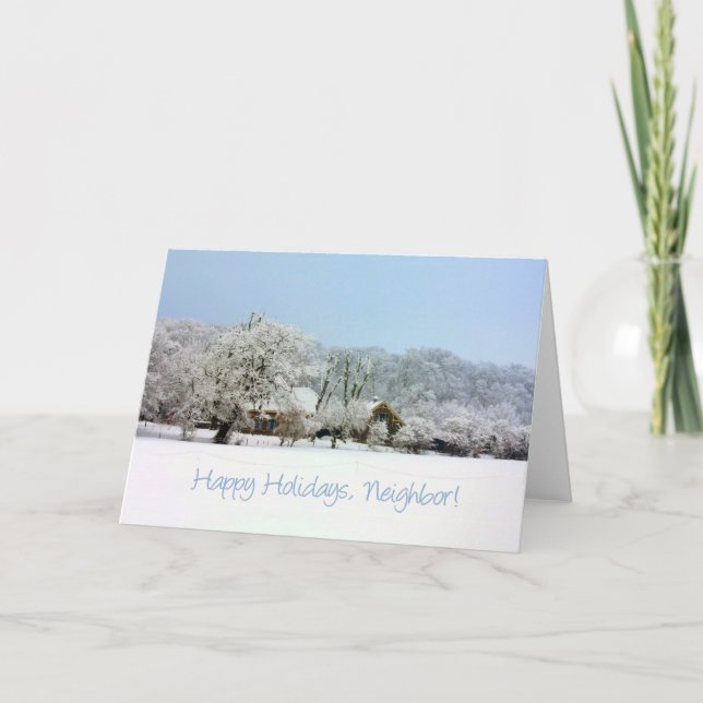 Neighbor Merry Christmas card (Front)
