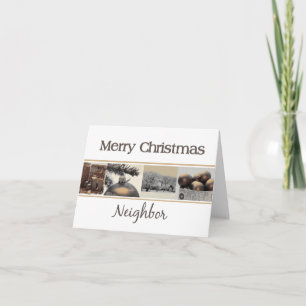 Neighbor Merry Christmas card