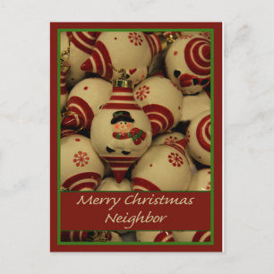 Neighbor Merry Christmas card