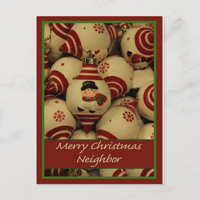 Neighbor Merry Christmas card (Front)