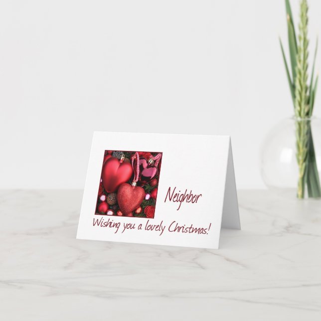 Neighbor Merry Christmas card (Front)