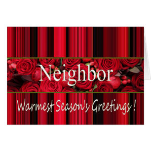 Neighbor Merry Christmas card