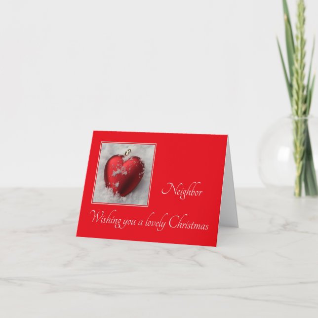 Neighbor Merry Christmas card (Front)