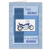 Neighbor, motor bike birthday (Front)
