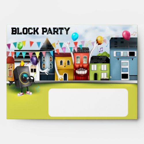 Neighborhood Block Party Envelope