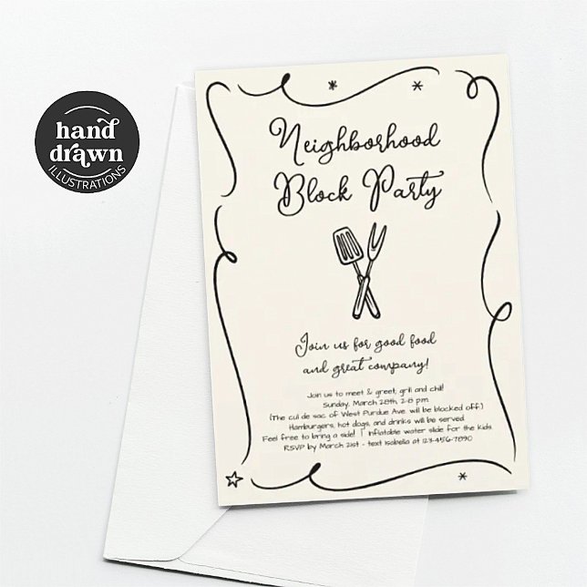 Neighborhood Block Party Invitation (Creator Uploaded)