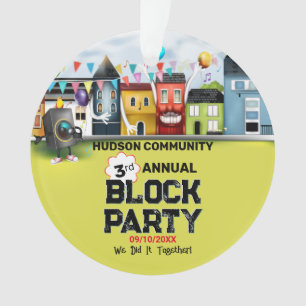 Neighborhood Block Party Ornament