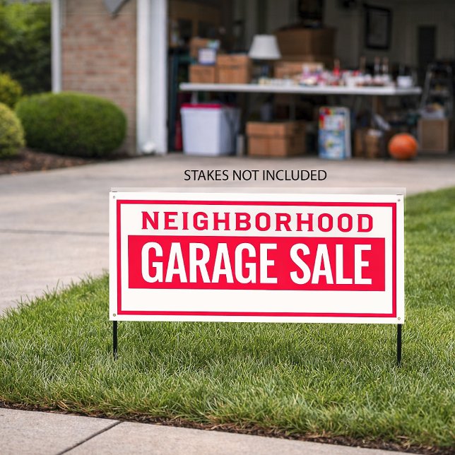Neighborhood Garage Sale Banner (Garage Sale Banner)
