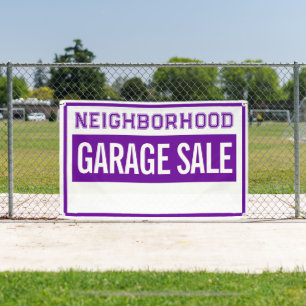 Neighborhood Garage Sale Banner