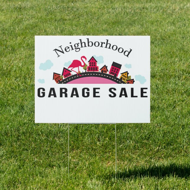 Neighborhood Garage Sale Sign (Insitu)