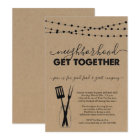 Neighborhood Get Together Invitation