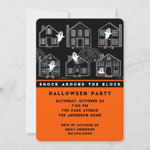 Neighborhood Halloween Party Invitation