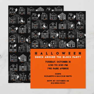 Neighborhood Halloween Party Invitation