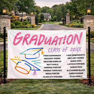 Neighborhood High School Graduation Banner