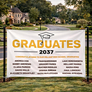 Neighborhood High School Graduation Banner
