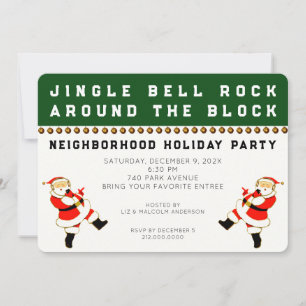 Neighborhood Holiday Party Invitations