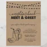 Neighborhood Block Party Flyer