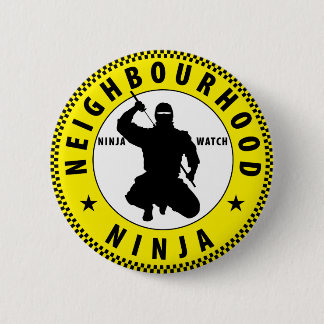 neighborhood Ninja Pinback Button