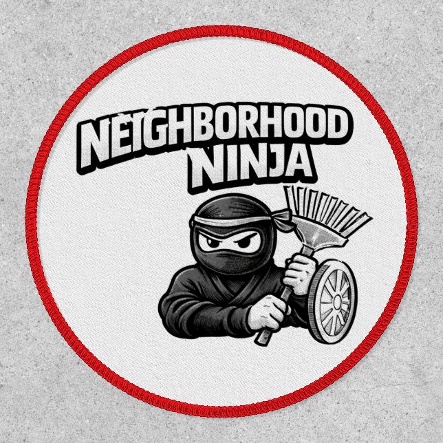 Neighborhood Ninja Urban Warlord Rank Patch (Front)