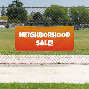 NEIGHBORHOOD SALE! Bright Banner