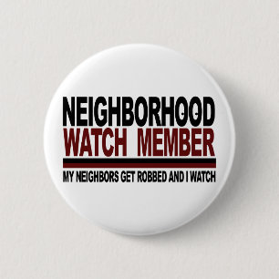 Neighborhood Watch Member Button