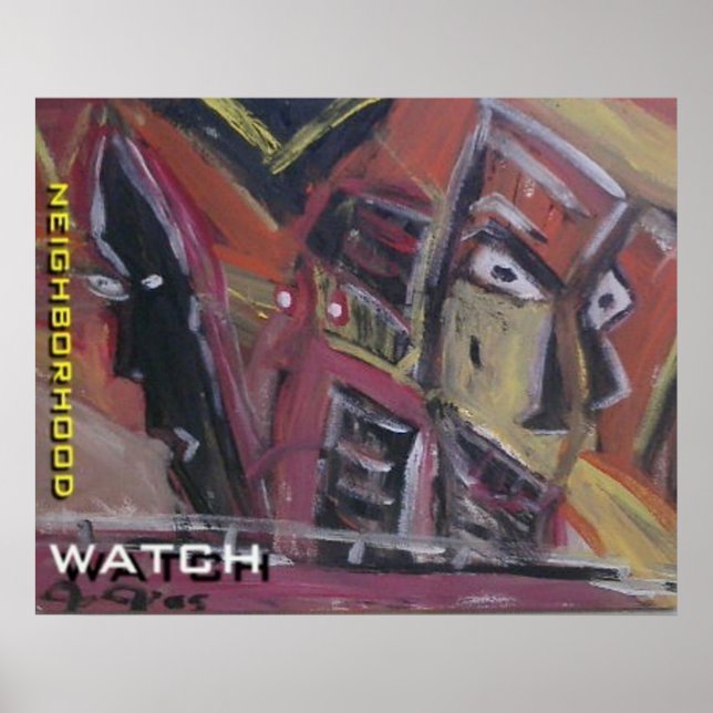 Neighborhood Watch Poster (Front)