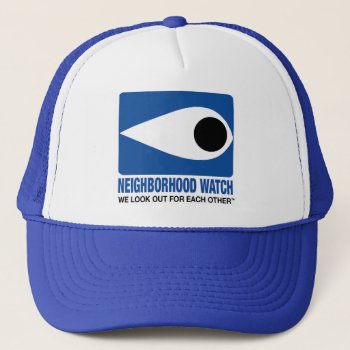 Neighborhood Watch Trucker Hat by jetglo at Zazzle