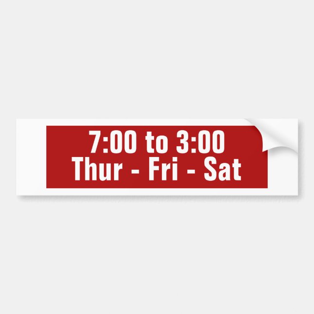 Neighborhood Yard SALE Sign Day Time Sticker (Front)