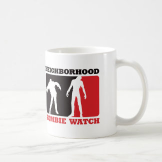 Neighborhood Zombie Watch - Red Coffee Mug