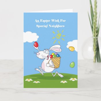 Neighbors Blessings Easter Card by freespiritdesigns at Zazzle