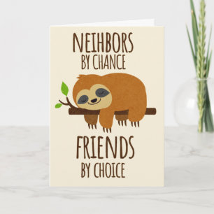 Neighbors by Chance Friends By Choice Bestie   Holiday Card