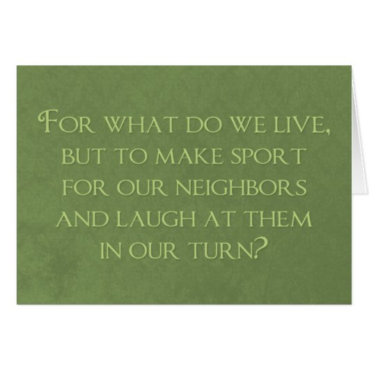 Neighbors Cards (Front Horizontal)