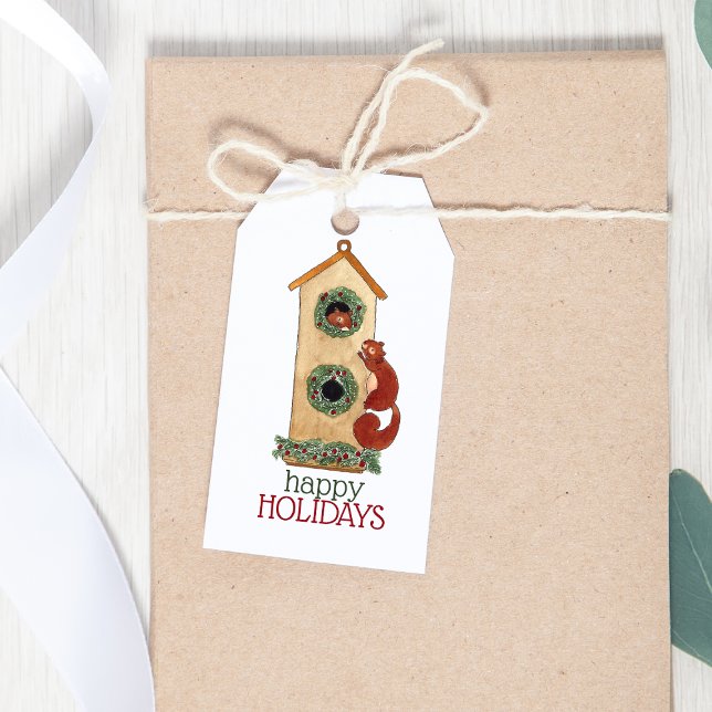 Neighbors Holiday Squirrels Gift Tags (Creator Uploaded)