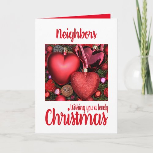 Neighbors Lovely Christmas card