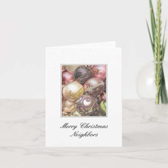 Neighbors Merry Christmas card (Front)