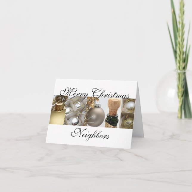 Neighbors Merry Christmas card (Front)